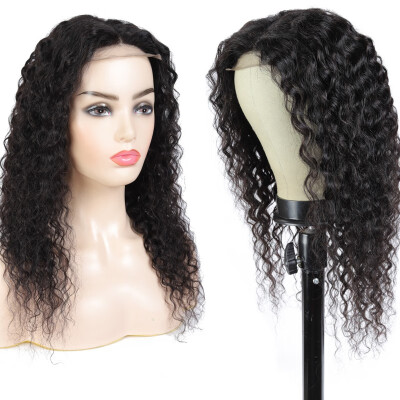 

Amazing Star Virgin Brazilian Hair Water Wave Lace Front Wigs 4x4 Inch Human Hair Lace Front Wigs 4x4 Inch Wet&Wavy