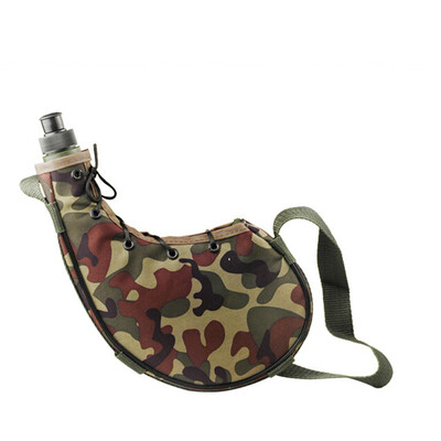 

750ml Outdoor Sports Camping Camouflage Water Bottle Canteen