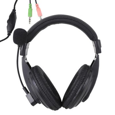 

GESOBYTE A750 Headset Gaming Headphones Basic Edition Black with Microphone Headset Computer Headset with Microphone Jedi Es