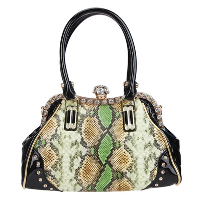 

Fawziya Crystal Purse Snake Pattern Briefcase Handbags For Women