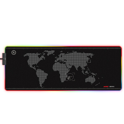 

Black Jazz AJAZZ AJPadSRGB Illumination E-sports Game Mouse Pad Symphony Soft Cloth Fine Table Mat XL Black
