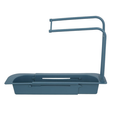 

Willstar Telescopic Sink Rack Holder Expandable Storage Drain Basket for Home Kitchen Kit Blue
