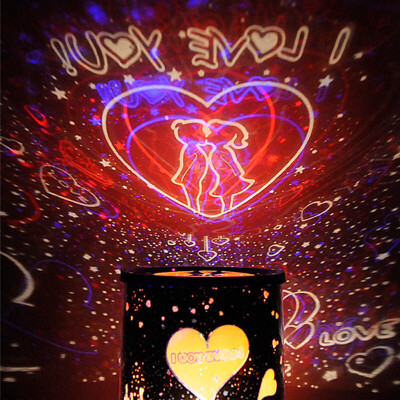 

Gong Xun creative Valentines Day gift confession romantic star projector lamp LED highlights star lights gift sleeping lights birthday projector Valentines Day gift star Iraqi