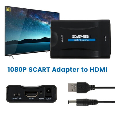 

1080P HDMI to Scart Distribution Switch HD Video Adapter HDMI to Scart Converter
