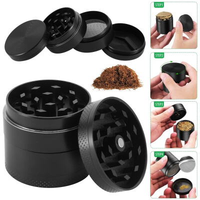 

Aluminum Alloy Metal Grinder Herb Grinder for Weed 4 Layers Spice Pollen Grinder Crusher