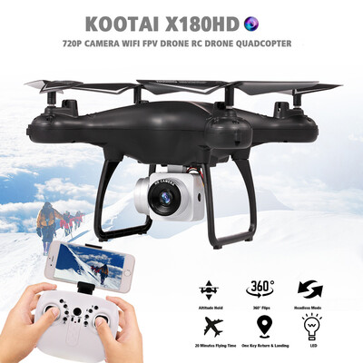 

KOOTAI X180H 20mins Flight Drone Altitude Hold One Key Return RC Drone Quadcopter Kids Gift Toy