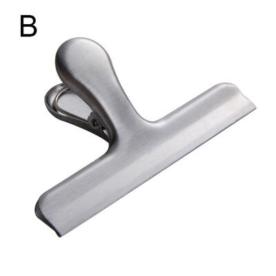 

Hot Sell Stainless Clips Travel Food Sealing Snack The Saver Bags Steel Beans Coffee Seal Kitchen Storage