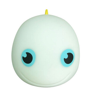 

Night Light For Kids Dolphin Soft Silicone Nursery Lamp Tap Control 7 Colors Breathing Light Nightlight For Breastfeeding Baby Tod