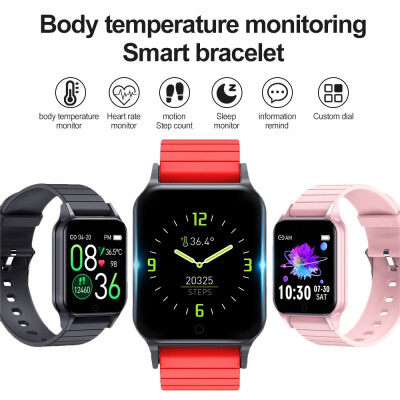 

T96 Temperature&Heart Rate Monitoring Touch Screen Smart Watch