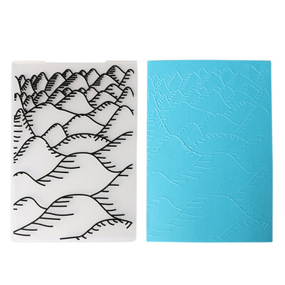 

Template Textured Impressions Decorative Frame Embossing Folder Cake Biscuit Fondant Mold Card Craft Making Wedding Decoration Sty