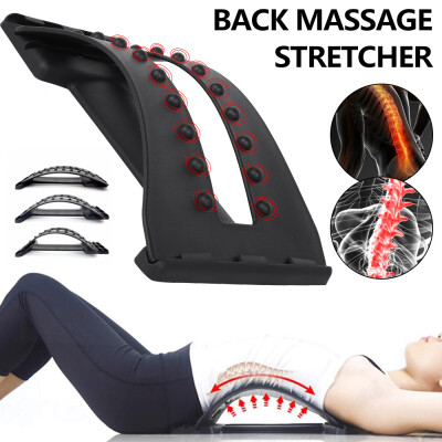 

Back Magic Stretcher Lower Lumbar Pain Spine Massager Support Posture Relief US