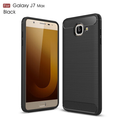 

BONGEM Samsung Galaxy J7 MAX Case with Flexible&Durable Shock Absorption with Carbon Fiber Design