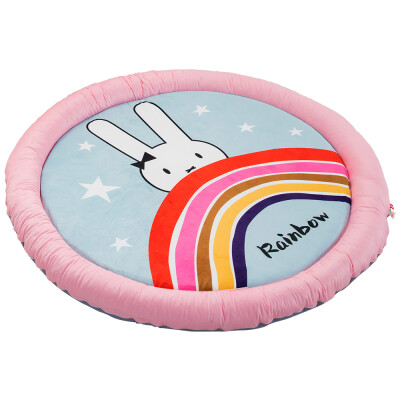 

Fenced Kids Activity Play Mat Baby Playmat Round Rug Carpet For Floor Playing Crawling Tummy Time Teepee Tent Playhouse Home Bedro