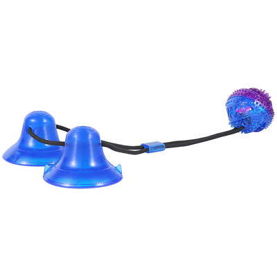 

Dogs Rubber Bite Molar Toy Double Suction Cup Teeth Cleaning Chew Ball Biting Toys