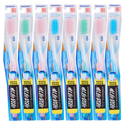 

Cleanable clean toothbrush fine silk soft hair double-pointed wire 8 sticks
