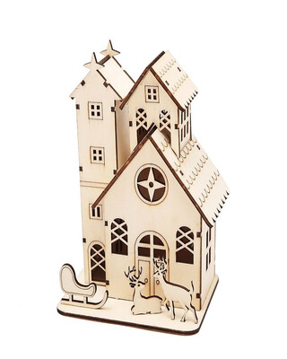 

Christmas decorations shopping mall supermarket window display set props angel 2018 new light cabin