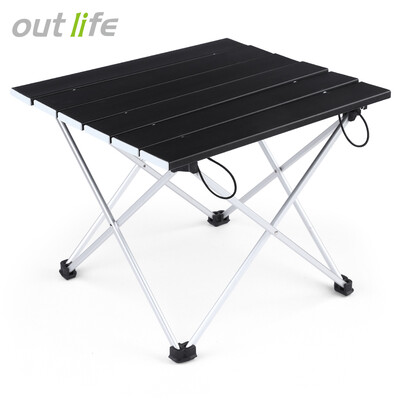 

Outlife Lightweight Outdoor BBQ Camping Picnic Aluminum Alloy Folding Table