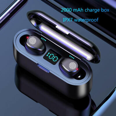 

F9 With Power Display Digital Display Touch Double-Pass Wireless 50 Binaural Bluetooth Headset