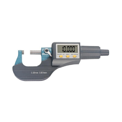 

0-25mm High Precision 0001mm Resolution Electronic Outside Micrometer Micro Caliper with LCD Digital Display Screen Micrometers