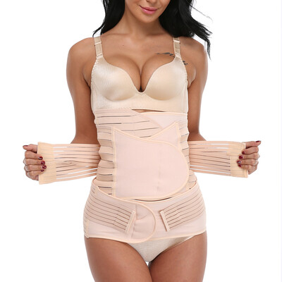 

SLIMBELLE Recover Bellywaistpelvis Belt Postpartum Support Recovery Pink Wrap
