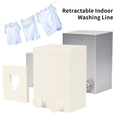 

Willstar Adjustable Clothing Rope Retractable Clothesline Drying Lines Wall Mounted for Indoor Outdoor