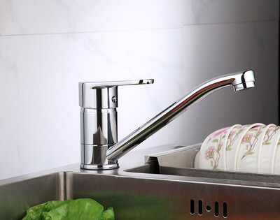 

Olinia Rotatable Kitchen Faucet Deck Mounted Sink Faucet Water Saving Mixer Taps Single Handle Single Hole OL7164