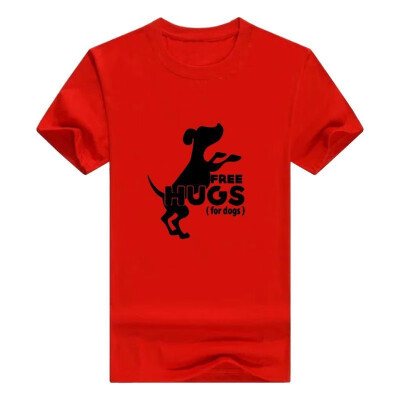 

Free Hugs For Dogs Vneck Tshirt Dog Shirt Mens t-Shirt Fashions Funny