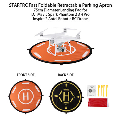 

STARTRC Fast Foldable Retractable Parking Apron 75cm Diameter Landing Pad Waterproof Nylon for DJI Mavic 2 Mavic Pro Zoom Spark Ph