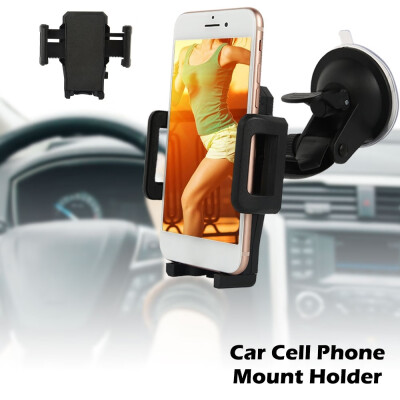 

Willstar S18 Classic Car Holder Phone Black Car Cell Phone Mount Holder with Suction Cup Base