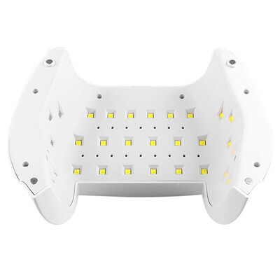 

60W UV LED Nail Lamp Double Light Source Quick Dry Gel Polish Curing Lighting Nails Dryer Machine for Fingernail Toenail
