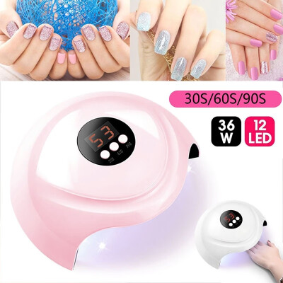 

Willstar 36W Professional UV Gel Nail Lamp LED Light Nail Dryer Polish Curing 30S60S90S 3 Timers