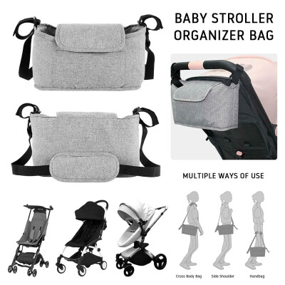 

Willstar Baby Pram Storage Oxford Fabric Stroller Hanging Bag Cup Bottle Drinks Food Holder Organizer