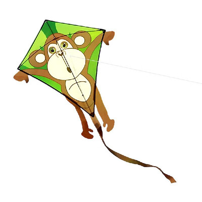 

Colorful Cartoon Monkey Kite Outdoor Sport Single Line Flying Kite with 30m Flying Line for Kids Adults