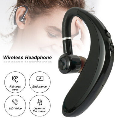 

Wireless Bluetooth Noise Cancelling Trucker Headset Earpiece Earbud Handsfree
