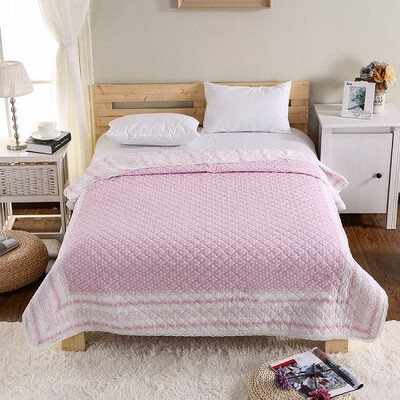 

Summer 100 Cotton Patchwork Quilt 1 piece Twin Size Student Quilts Sofa Blanket Bed Cover Sheet Kids Bedding Coverlets