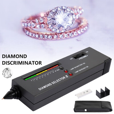 

Portable High Accuracy Jeweler Diamond Tester Tool Kit Illuminated Loupe