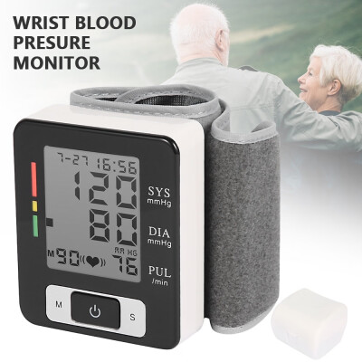 

Wrist Blood Pressure Monitor Digital BP Cuff Machine for Home Use-no Voice - No Battery