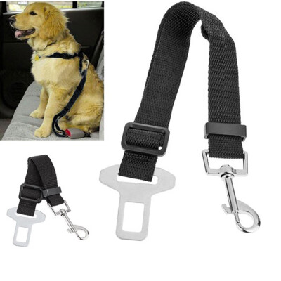 

Adjustable Dogs Pet Car Safety Seat Belt Harness Lead Leash Travel Clip R08