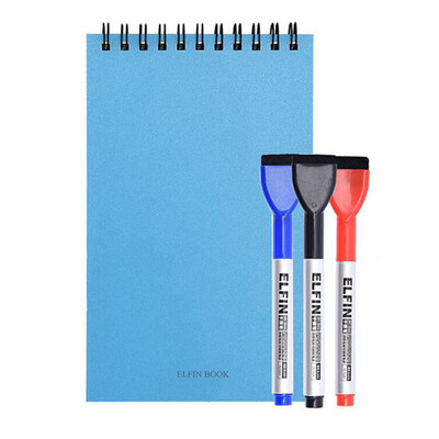 

Elfinbook X Erasable Reusable Smart Elfin book Memo Pad Notebook Cloud Erase Notepad With 3 pens