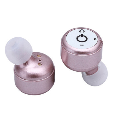 

Wireless Bluetooth Earphone Noise Canceling Bluetooth In-Ear Headset with 1500mAh Power Bank box Dual Bluetooth V42