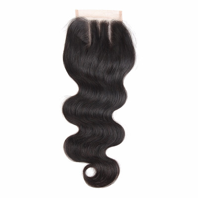 

Nami Hair 4x4 Lace Closure Brazilian Remy Hair Body Wave Free Middle Three Part 100 Human Hair Closure With Baby Hair