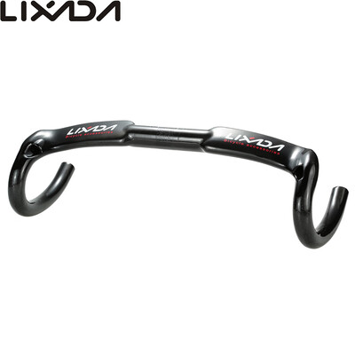 

Lixada 1pc 318mm Glossy Carbon Fiber Drop Handlebar Road Bike Bicycle Race Handle bars Cycling Sports Bicycle Accessories Ultra-l