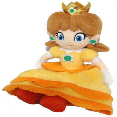 

Super Mario Bros Series 8in Princess Daisy Stuffed Plush Toy Doll D