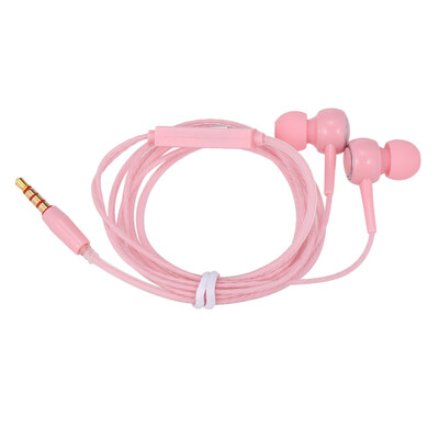 

35mm Wired Headphone In-Ear Headset Stereo Music Earphone Earpiece In-line Control Hands-free with Microphone for Smartphones Tab