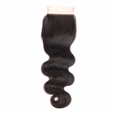 

Nami Hair Best Quality 4x4 Lace Closure Chinese Virgin Hair Body Wave Free Middle Three Part Human Hair Closure