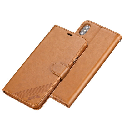 

MOONCASE Apple iPhone  Max Yazun Shi TPU wallet - light brown