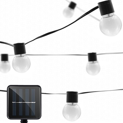 

SS - 29 Solar Powered String Lamp 10 LEDs Transparent Ball Outdoor Light Home Yard Party Christmas Decoration
