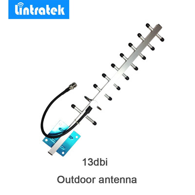 

Lintratek 1710-2170mhz 13dbi 9 unit 3g yagi antenna with N connector for mobile phone 1710-2170mhz dcs wcdma outdoor antenna 15