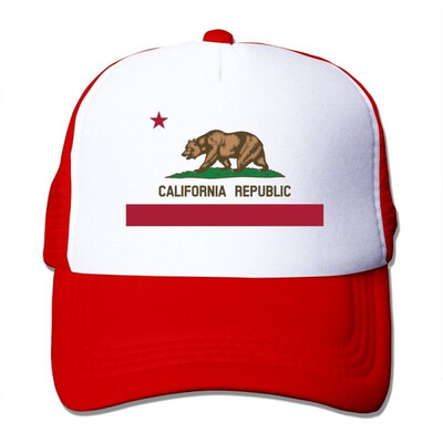 

Flag Of California Mesh Unisex Adult- Snapback Trucker Hats