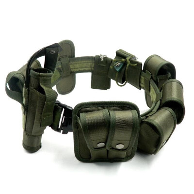 

Lixada Outdoor Tactical Belt Law Enforcement Modular Equipment Police Security Military Duty Utility Belt with Pouches Holster Gea